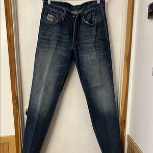 Cinch Blue Relaxed Jeans with Vintage Fading